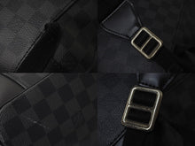 画像をギャラリービューアに読み込む, LOUIS VUITTON ルイヴィトン リュック デイパック クリストファー MM ダミエグラフィット N41379 シルバー金具 美品 中古 4c069155