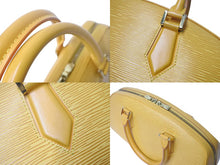 画像をギャラリービューアに読み込む, LOUIS VUITTON ルイヴィトン エピ ジャスミン ハンドバッグ M52089 レザー タッシリイエロー ゴールド金具 美品 中古 4c069159