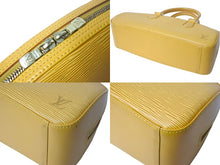 画像をギャラリービューアに読み込む, LOUIS VUITTON ルイヴィトン エピ ジャスミン ハンドバッグ M52089 レザー タッシリイエロー ゴールド金具 美品 中古 4c069159