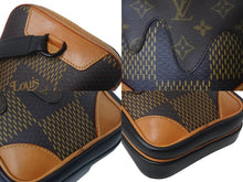 画像をギャラリービューアに読み込む, LOUIS VUITTON ルイヴィトン NIGO アマゾンスリングバッグ ショルダーバッグ N40379 ブラウン ブラック 美品 中古 4c069165