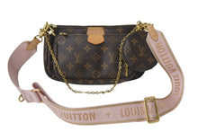 Load image into Gallery viewer, 極美品 LOUIS VUITTON ルイヴィトン モノグラム ミュルティ ポシェットアクセソワール ショルダーバッグ ローズクレール M44840 ブラウン 中古 4c069180