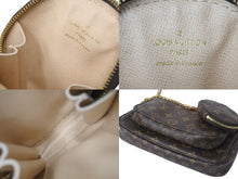 画像をギャラリービューアに読み込む, 極美品 LOUIS VUITTON ルイヴィトン モノグラム ミュルティ ポシェットアクセソワール ショルダーバッグ ローズクレール M44840 ブラウン 中古 4c069180