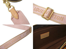 画像をギャラリービューアに読み込む, 極美品 LOUIS VUITTON ルイヴィトン モノグラム ミュルティ ポシェットアクセソワール ショルダーバッグ ローズクレール M44840 ブラウン 中古 4c069180