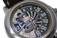 画像をギャラリービューアに読み込む, GERALD GENTA ジェラルド ジェンタ レトロファンタジー Mickey Aviator Pilot RSF.X.10 美品 中古 4c069190