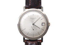 画像をギャラリービューアに読み込む, PATEK PHILIPPE パテック フィリップ Calatrava カラトラバ 3445 27-460M ホワイトゴールド 革ベルト 美品 中古 4c069191