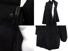 画像をギャラリービューアに読み込む, 極美品 Maison Margiela メゾン マルジェラ INVITATION ZIP COAT インヴィテーション ジップコート S51AM0489 サイズ34 ブラック 中古 4c069208