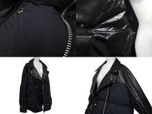 Load image into Gallery viewer, 極美品 SACAI × UNDERCOVER サカイ × アンダーカバー ダブルライダースジャケット UCZ9203 サイズ4 牛革 ポリエステル ブラック 中古 4c069210