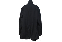 画像をギャラリービューアに読み込む, Paul Harnden ポールハーデン テーラードジャケット サイズXXL ストライプ ブラック ウール シングル 美品 中古 4c069212