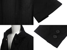 画像をギャラリービューアに読み込む, Paul Harnden ポールハーデン テーラードジャケット サイズXXL ストライプ ブラック ウール シングル 美品 中古 4c069212