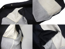 画像をギャラリービューアに読み込む, Paul Harnden ポールハーデン テーラードジャケット サイズXXL ストライプ ブラック ウール シングル 美品 中古 4c069212