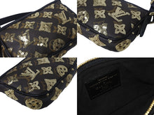 画像をギャラリービューアに読み込む, 新品同様 LOUIS VUITTON ルイヴィトン ミニポシェットアクセソワール アクセサリーポーチ M60125 モノグラムエクリプス スパンコール 中古 4c069218