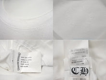 画像をギャラリービューアに読み込む, CHROME HEARTS クロムハーツ グラデーション ダガープリント 半袖Ｔシャツ サイズM ホースシュー ホワイト コットン 美品 中古 4c069225