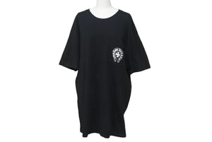 CHROME HEARTS クロムハーツ Made In Hollywood Tokyo Logo 半袖Tシャツ サイズXL ブラック コットン 美品 中古 4c069227