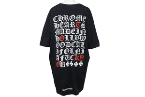 CHROME HEARTS クロムハーツ Made In Hollywood Tokyo Logo 半袖Tシャツ サイズXL ブラック コットン 美品 中古 4c069227