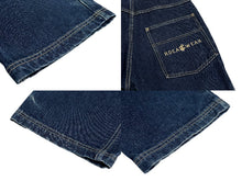 画像をギャラリービューアに読み込む, Rocawear ロカウェア デニム ブルー コットン 100% 刺繍 サイズ32 w34 美品 中古 4c069240