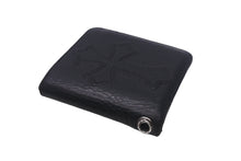 画像をギャラリービューアに読み込む, CHROME HEARTS クロムハーツ DR DIGIACOMO 二つ折り財布 ブラック レザー シルバー925 シルバー金具 美品 中古 4c069247