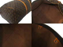 画像をギャラリービューアに読み込む, LOUIS VUITTON ルイヴィトン モノグラム キーポル50 ボストンバッグ M41426 PVC レザー ブラウン 良品 中古 4c069255