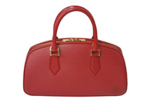 画像をギャラリービューアに読み込む, LOUIS VUITTON ルイヴィトン ジャスミン M52087 ハンドバッグ レッド ゴールド金具 エピレザー 美品 中古 4c069259