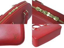 画像をギャラリービューアに読み込む, LOUIS VUITTON ルイヴィトン ジャスミン M52087 ハンドバッグ レッド ゴールド金具 エピレザー 美品 中古 4c069259