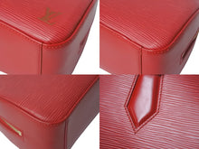 画像をギャラリービューアに読み込む, LOUIS VUITTON ルイヴィトン ジャスミン M52087 ハンドバッグ レッド ゴールド金具 エピレザー 美品 中古 4c069259