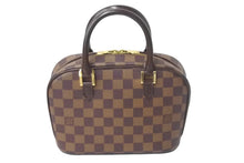Load image into Gallery viewer, LOUIS VUITTON ルイヴィトン サリア ミニ ハンドバッグ ダミエ ブラウン N51286 PVCレザー 美品 中古 4c069260