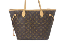画像をギャラリービューアに読み込む, 極美品 LOUIS VUITTON ルイヴィトン モノグラム ネヴァーフルMM M40995 ブラウン PVC レザー 中古 4c069270