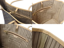 画像をギャラリービューアに読み込む, 極美品 LOUIS VUITTON ルイヴィトン モノグラム ネヴァーフルMM M40995 ブラウン PVC レザー 中古 4c069270