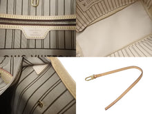 画像をギャラリービューアに読み込む, 極美品 LOUIS VUITTON ルイヴィトン モノグラム ネヴァーフルMM M40995 ブラウン PVC レザー 中古 4c069270