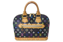 Load image into Gallery viewer, LOUIS VUITTON ルイ ヴィトン 村上隆 アルマ ハンドバッグ M92646 2006年 モノグラムマルチカラー ブラック 美品 中古 4c069271