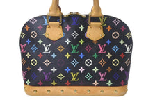 Load image into Gallery viewer, LOUIS VUITTON ルイ ヴィトン 村上隆 アルマ ハンドバッグ M92646 2006年 モノグラムマルチカラー ブラック 美品 中古 4c069271