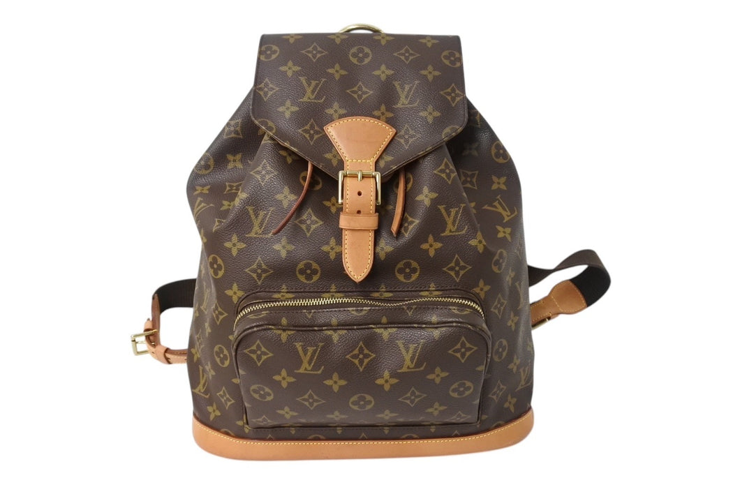 LOUIS VUITTON ルイヴィトン モンスリGM バックパック リュックサック モノグラム M51135 良品 中古 4c069272