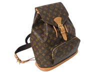画像をギャラリービューアに読み込む, LOUIS VUITTON ルイヴィトン モンスリGM バックパック リュックサック モノグラム M51135 良品 中古 4c069272