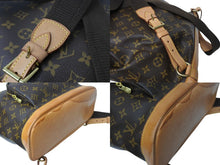 画像をギャラリービューアに読み込む, LOUIS VUITTON ルイヴィトン モンスリGM バックパック リュックサック モノグラム M51135 良品 中古 4c069272