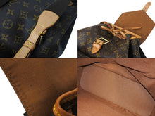 画像をギャラリービューアに読み込む, LOUIS VUITTON ルイヴィトン モンスリGM バックパック リュックサック モノグラム M51135 良品 中古 4c069272