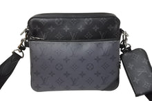 画像をギャラリービューアに読み込む, 極美品 LOUIS VUITTON ルイヴィトン トリオメッセンジャー ショルダーバッグ モノグラムエクリプス M69443 中古 4c069278