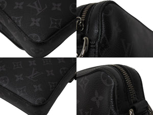 極美品 LOUIS VUITTON ルイヴィトン トリオメッセンジャー ショルダーバッグ モノグラムエクリプス M69443 中古 4c069278