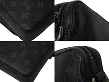 画像をギャラリービューアに読み込む, 極美品 LOUIS VUITTON ルイヴィトン トリオメッセンジャー ショルダーバッグ モノグラムエクリプス M69443 中古 4c069278