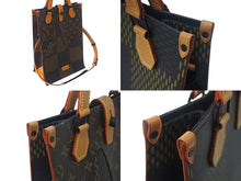 画像をギャラリービューアに読み込む, LOUIS VUITTON ルイヴィトン トートバッグ ジャイアント NIGO ダミエ モノグラムキャンバス ブラウン N40355 美品 中古 4c069280