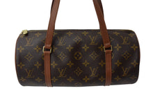 画像をギャラリービューアに読み込む, LOUIS VUITTON ルイヴィトン パピヨンGM 横幅30cm ハンドバッグ M51365 モノグラム 筒型 旧型 ゴールド金具 美品 中古 4c069285
