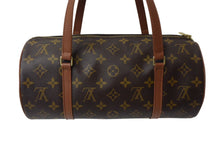 画像をギャラリービューアに読み込む, LOUIS VUITTON ルイヴィトン パピヨンGM 横幅30cm ハンドバッグ M51365 モノグラム 筒型 旧型 ゴールド金具 美品 中古 4c069285