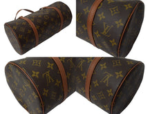 画像をギャラリービューアに読み込む, LOUIS VUITTON ルイヴィトン パピヨンGM 横幅30cm ハンドバッグ M51365 モノグラム 筒型 旧型 ゴールド金具 美品 中古 4c069285