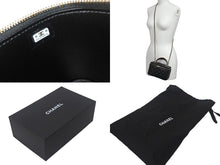 画像をギャラリービューアに読み込む, 新品未使用 CHANEL シャネル チェーンショルダーバッグ 2WAYバニティバッグ AP2199 ココマーク ランダム番台 ブラック ラムスキン 中古 4c069288