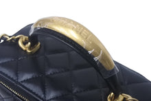 画像をギャラリービューアに読み込む, 新品未使用 CHANEL シャネル チェーンショルダーバッグ 2WAYバニティバッグ AP2199 ココマーク ランダム番台 ブラック ラムスキン 中古 4c069288