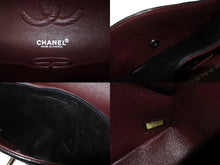 画像をギャラリービューアに読み込む, CHANEL シャネル マトラッセ25 Wチェーンショルダーバッグ Wフラップ ココマーク 6番台 ラムスキン ブラック シルバー金具 美品 中古 4c069291