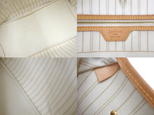 Load image into Gallery viewer, LOUIS VUITTON 新型 ルイヴィトン ネヴァーフルMM ハンドバッグ N41361 ダミエアズールキャンバス ホワイト 美品 中古 4c069293
