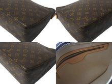画像をギャラリービューアに読み込む, LOUIS VUITTON ルイヴィトン モノグラム ルーピングMM ハンドバッグ M51146 ゴールド金具 ブラウン ロゴ ワンショルダー 美品 中古 4c069294
