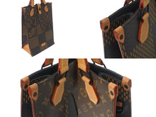 画像をギャラリービューアに読み込む, LOUIS VUITTON ルイヴィトン ダミエ ジャイアント NIGOコラボ N40355 ブラウン ハンドバック 中古 美品 4c069295