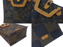 画像をギャラリービューアに読み込む, LOUIS VUITTON ルイヴィトン ダミエ ジャイアント NIGOコラボ N40355 ブラウン ハンドバック 中古 美品 4c069295