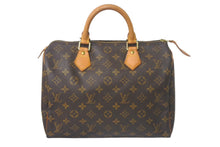 画像をギャラリービューアに読み込む, LOUIS VUITTON ルイ ヴィトン スピーディ30 ハンドバッグ M41526 旧型 モノグラムキャンバス ブラウン 美品 中古 4c069301