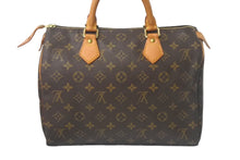 画像をギャラリービューアに読み込む, LOUIS VUITTON ルイ ヴィトン スピーディ30 ハンドバッグ M41526 旧型 モノグラムキャンバス ブラウン 美品 中古 4c069301